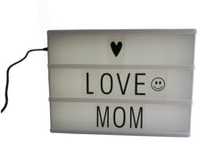 12x8.6 Free Combination Cinematic Light Box LED 90 Letters Message Sign Display
