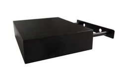 3PK Black Showcase Display Shelves Wall Display Floating Shelves Set 18158 BLACK