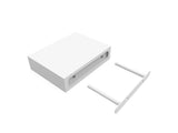 3PK White Showcase Display Shelves Wall Display Floating Shelves Set 18158 WHITE