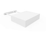 3PK White Showcase Display Shelves Wall Display Floating Shelves Set 18158 WHITE