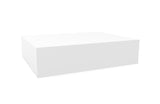 3PK White Showcase Display Shelves Wall Display Floating Shelves Set 18158 WHITE