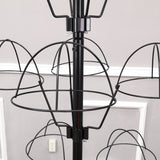 6-Tier 24 Hat Rotating Hat Display Rack Free Standing Headwear Wig Organizer 18164-24HAT