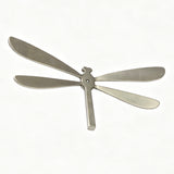 8PK Laser Stainless Steel Dragonfly Wall Decor Adhesive Back Wall Decor Silver 18167
