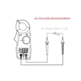 Digital Clamp Meter Multimeters AC/DC Multi Meter Electronic Load Tester 400A 18174