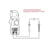 Digital Clamp Meter Multimeters AC/DC Multi Meter Electronic Load Tester 400A 18174