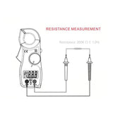 Digital Clamp Meter Multimeters AC/DC Multi Meter Electronic Load Tester 400A 18174
