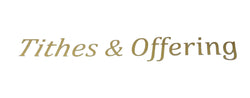 Tithes & Offering Sticker 4 Donation Box Charity Ballot Tithing Box Gold Color