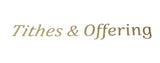 Tithes & Offering Sticker 4 Donation Box Charity Ballot Tithing Box Gold Color