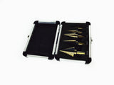 Step Drill Bit Set, High Speed Steel, Set of 5 Step Drill, Total 50 Sizes 18183