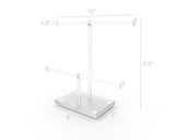 12W x 10H x 5D Jewelry Display T-Bar Necklaces Bracelet Tape Ribbon Scrapbook Supply Organizer 18184