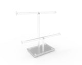 12W x 10H x 5D Jewelry Display T-Bar Necklaces Bracelet Tape Ribbon Scrapbook Supply Organizer 18184
