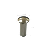 12 Pack 0.23 Dia. x 0.7 L Stainless Steel Tubular Rivet 18203 6X18 12PK