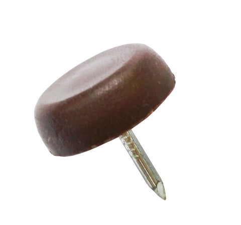 25PK 0.63 Furniture Chair Table Leg Feet Protector Pad Glide Nail Plastic Glide
