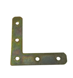 10PK Galvanized Furniture 70mmX70mm L Shape Flat Plate Corner Brace Bracket