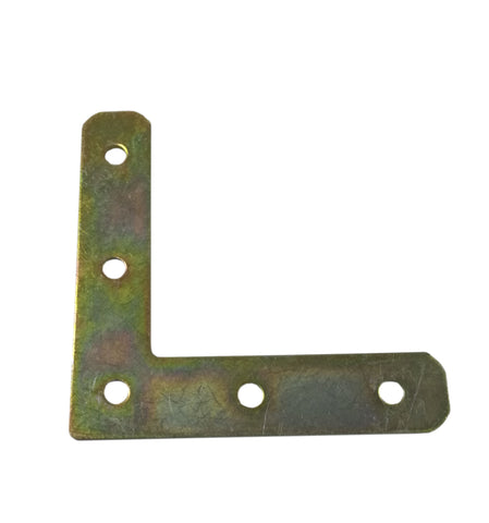 10PK Galvanized Furniture 70mmX70mm L Shape Flat Plate Corner Brace Bracket