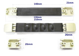 2PK Suitcase Luggage Handle Grip Spare Strap Holder Carrying Pull Handle