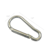 4PK 1.8 Aluminum Spring Snap Hook Carabiner 18214 4PK