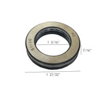 4PK Thrust Ball Bearings 30x47x11mm Thrust Bearings 18221 4PK