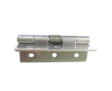 2PK Metal Spring Hinge Furniture Cabinet Self Closing Corner Butt Hinges 60x25mm
