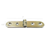 2PK 3 x 0.6 Boat Strap Hinges Deck Cabinet Marine Chrome 18224 2PK