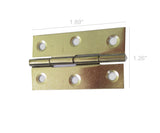 2PK Silver Tone Home Furniture Hardware Door Cabinet Drawer Hinge Door Hinge