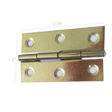 2PK Silver Tone Home Furniture Hardware Door Cabinet Drawer Hinge Door Hinge