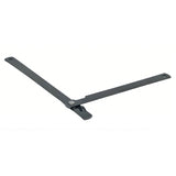 2PK Black Spring Hinge for Wooden A Frame Sidewalk Sandwich Board Stop Hinge 18231 BLACK 2PK