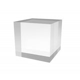 4PK 1x1x1 Acrylic Riser Paper Weight Clear Acrylic Cube Riser Solid Block
