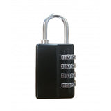 5PK Security Locker Combination Padlock with Key Override and Code Discovery
