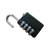 5PK Security Locker Combination Padlock with Key Override and Code Discovery
