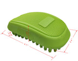 Pet Bath Massage Brush Grooming Tool Dogs Cats Soft Rubber Bristles Shampoo Comb