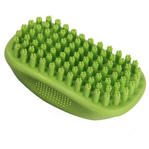 Pet Bath Massage Brush Grooming Tool Dogs Cats Soft Rubber Bristles Shampoo Comb