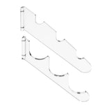 Baseball Bat Display Rack Clear Acrylic Baseball Bat Holder Wall Mount Bracket