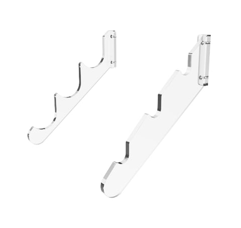 Baseball Bat Display Rack Clear Acrylic Baseball Bat Holder Wall Mount Bracket
