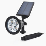 Solar Lights LED Adjustable Spotlight Wall Light Landscape Night Lights Senser