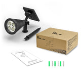 Solar Lights LED Adjustable Spotlight Wall Light Landscape Night Lights Senser