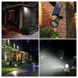 Solar Lights LED Adjustable Spotlight Wall Light Landscape Night Lights Senser