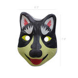 Funny Dog PVC Mask Costume Accessory Child Kids Adult Jungle Animal Holloween