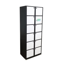 12 Slot TouchScreen Digtal Access Locker 26.8" x 70.8" x 18" 18349-PARCEL PICK UP