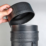 3.5 Diameter Document Poster Tube, Telescoping Document Resistant Tube Mailer, Black Plastic Storage 18350