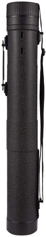 3.5 Diameter Document Poster Tube, Telescoping Document Resistant Tube Mailer, Black Plastic Storage