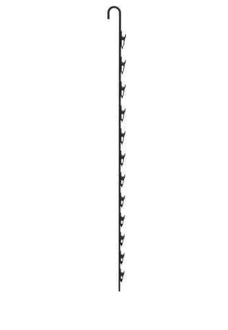 Metal Clip On Strip for Potato Chips Bags Hanger Clip Merchandiser Display Rack with Clips Concession Home Theatre Pantry Organization 18459