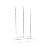 Clip n Strip Rack Retail Countertop Clipper Strip Stand Store Chips Bag Stand