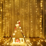 Twinkle Star Strips/Stars LED Curtain String Lights Window Lights Curtain Decor