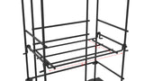 FixtureDisplays CD Tower Media Rack DVD Organizer Video Game Blu Ray Storage Holds 176 Single CDs 18469