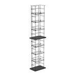 FixtureDisplays CD Tower Media Rack DVD Organizer Video Game Blu Ray Storage Holds 176 Single CDs 18469