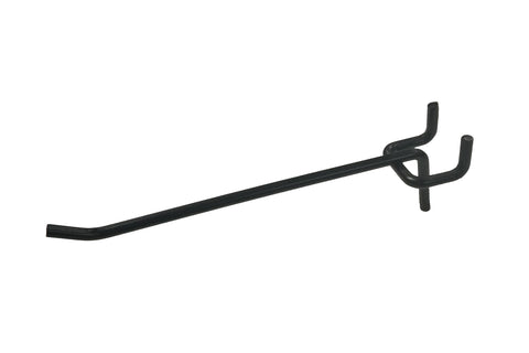 20PK 4 Metal Hook Metal Pegwall Wire Hook Black Wire Hook for Metal Pegboard