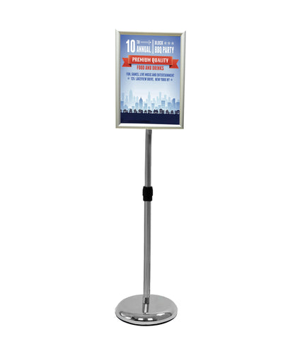 11x17 17x11 Sign Holder Stand Poster Stand Adjustable Height Literature Stand