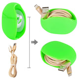 USB Cable Winder Retractable Organizer Portable Cord Auto Earphone Cord Rewinder