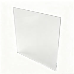 1/8 THICK 10.5x10.5 Clear Acrylic Sheet Slab Cast Plastic Plexiglass Square 18492